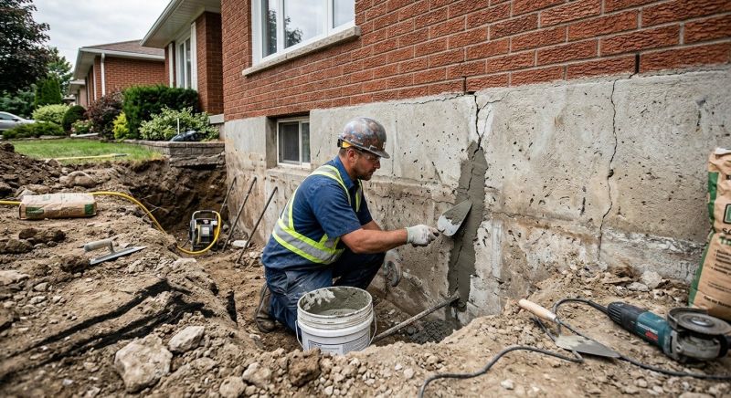 Basement Foundation Repair in Bristol, CT