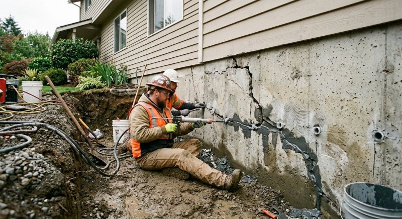 Basement Foundation Repair in Hamden, CT