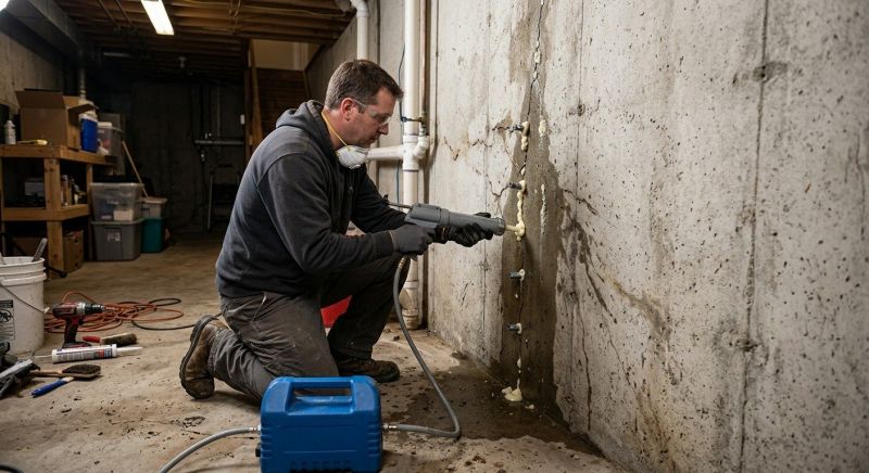 Basement Foundation Repair in Monroe, CT