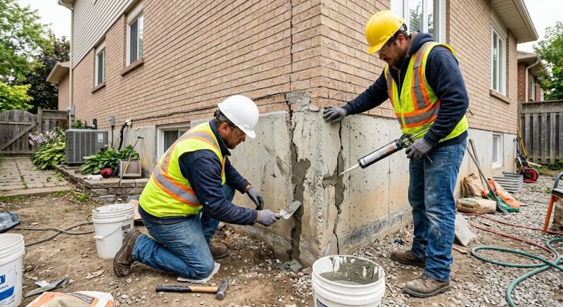 Building Foundation Repair in Bethany, CT