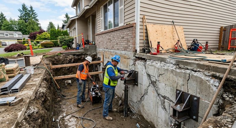 Building Foundation Repair in North Branford, CT