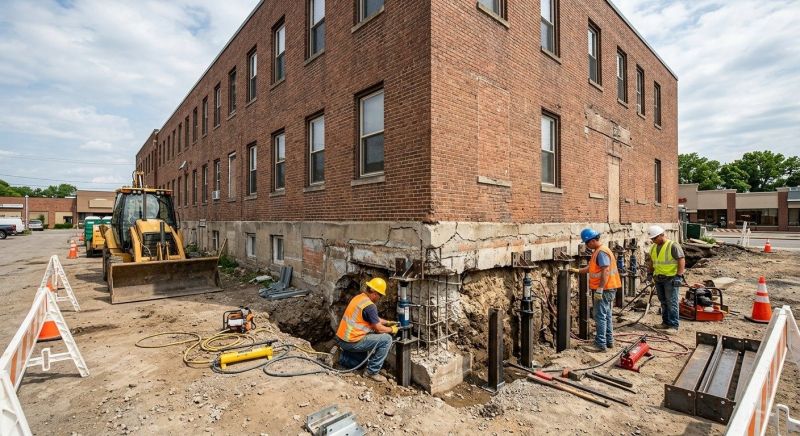 Commercial Foundation Repair in Southbury, CT
