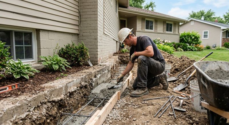 Concrete Foundation Repair in Middlebury, CT