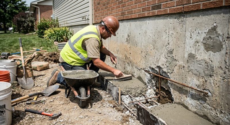 Concrete Foundation Repair in Shelton, CT