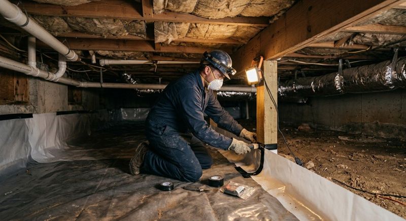 Crawl Space Leveling in Southbury, CT