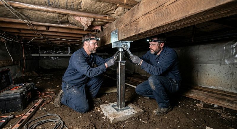 Crawlspace Foundation Repair in Plainville, CT