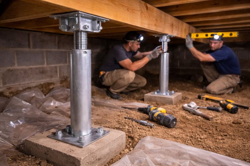 Crawlspace Structural Repair in Southbury, CT