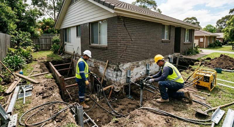 Exterior Foundation Repair in Southbury, CT