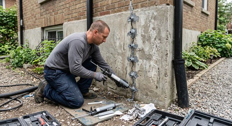Foundation Crack Repair in North Haven, CT