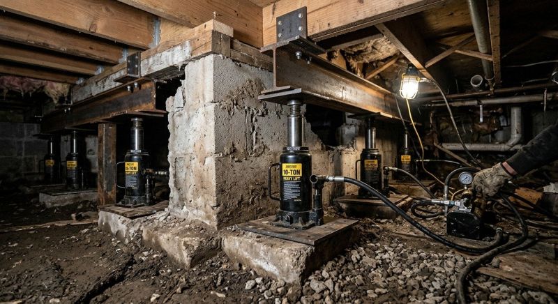 Foundation Jacking in Brewster, NY