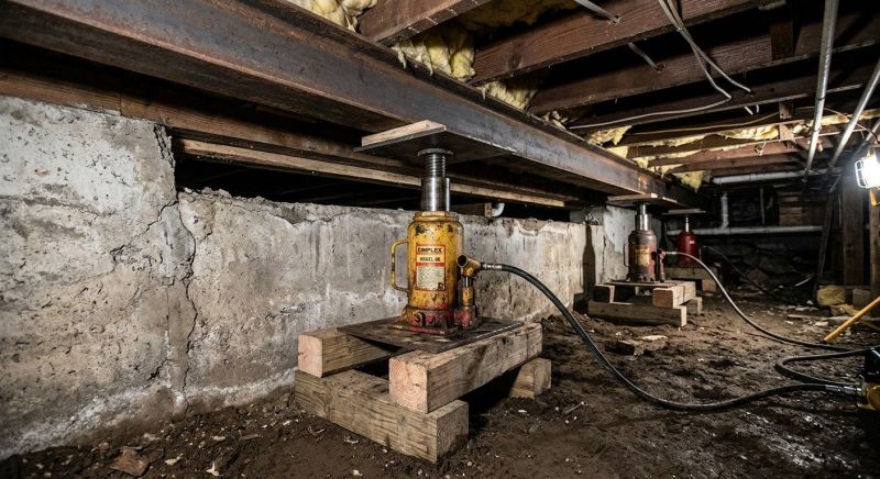 Foundation Jacking in Bristol, CT