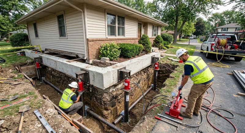 Foundation Jacking in Southbury, CT