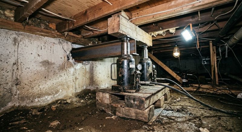 Foundation Jacking in Monroe, CT