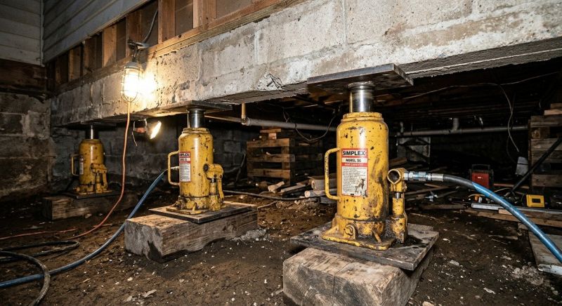 Foundation Jacking in New Milford, CT