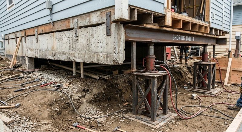 Foundation Jacking in Oakville, CT