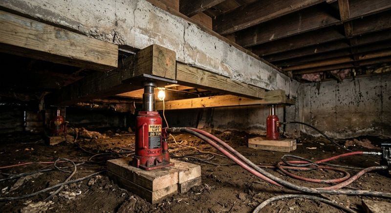 Foundation Jacking in Orange, CT