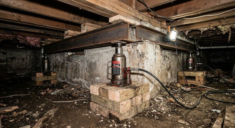 Foundation Jacking in Torrington, CT