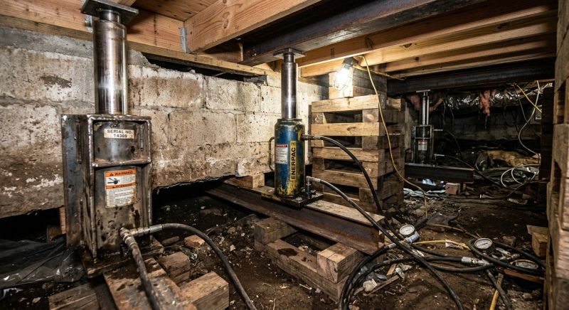 Foundation Jacking in Waterbury, CT
