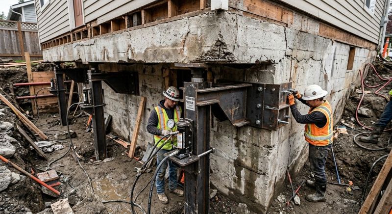 Foundation Lifting in Bristol, CT