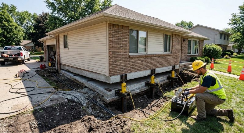 Foundation Lifting in Bristol, CT