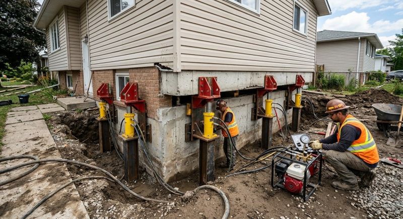 Foundation Lifting in Roxbury, CT