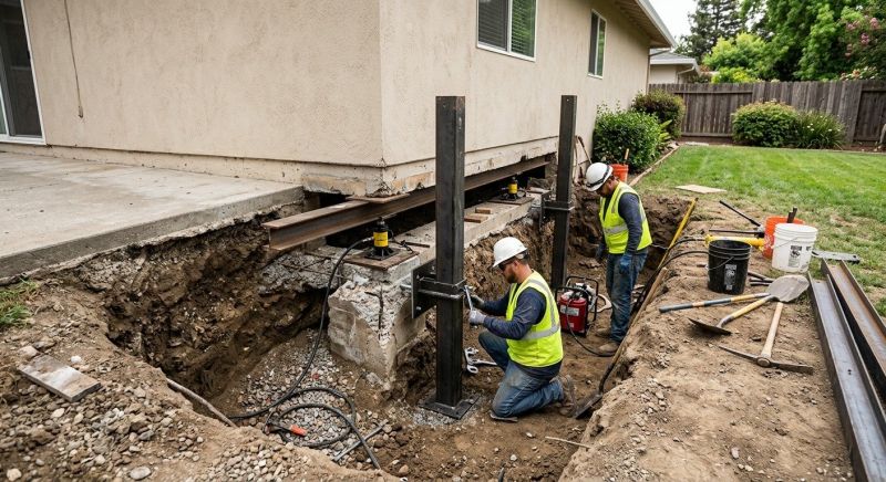 Foundation Pier Repair in Southbury, CT