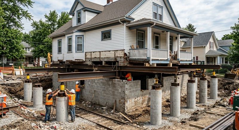 Foundation Raising in Stratford, CT