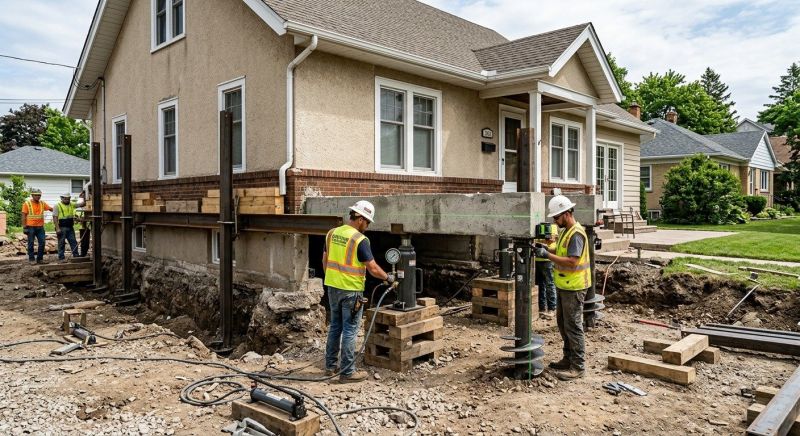 Foundation Releveling in Southbury, CT