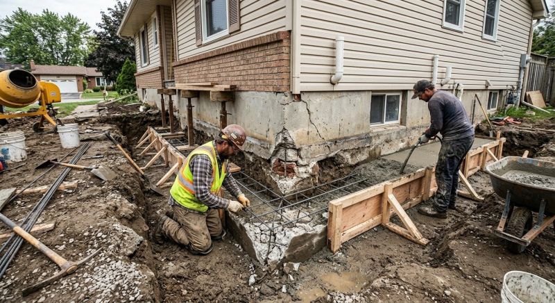Foundation Repair in Bethany, CT