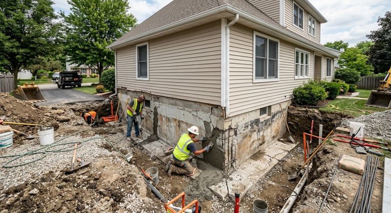 Foundation Restoration in Southbury, CT