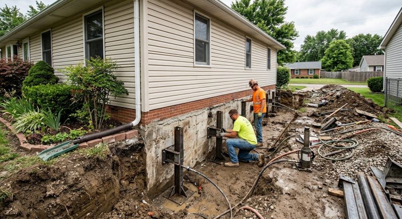 Foundation Stabilizing in Bethlehem, CT