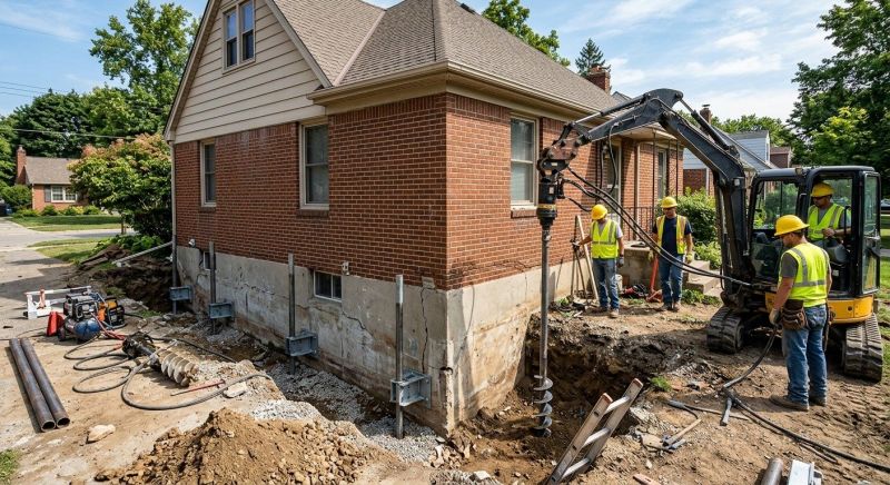 Foundation Stabilizing in Bethlehem, CT