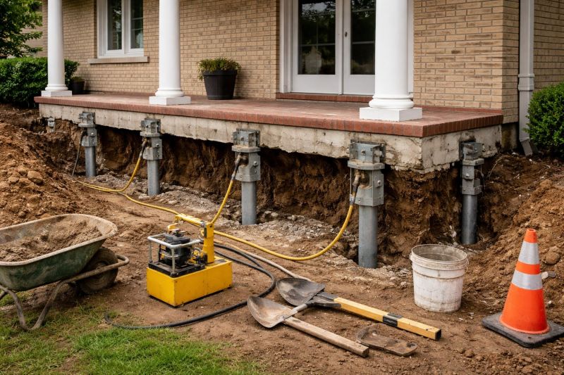 Foundation Stabilizing in Southbury, CT