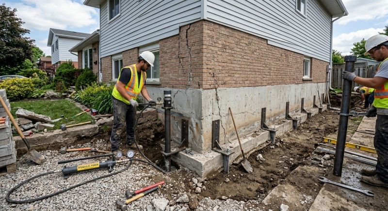 Foundation Stabilizing in Monroe, CT