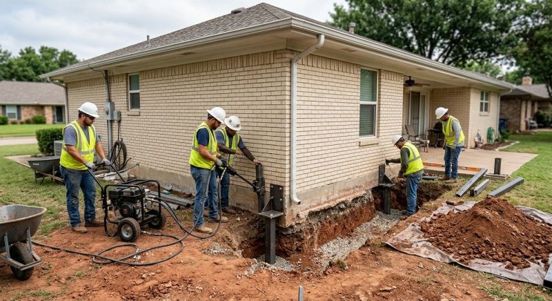 Foundation Stabilizing in Newtown, CT