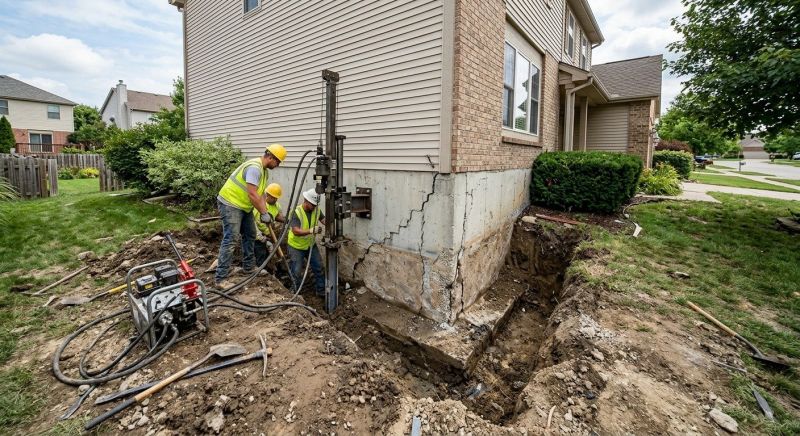 Foundation Stabilizing in Newtown, CT