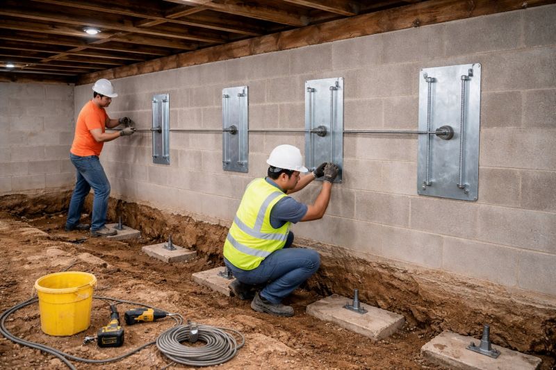 Foundation Stabilizing in Wallingford, CT