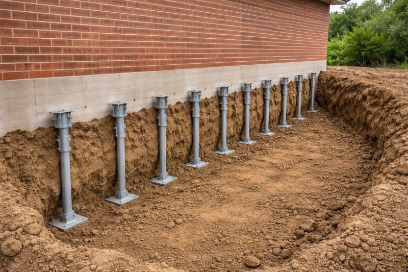 Helical Pile Installation in Southbury, CT