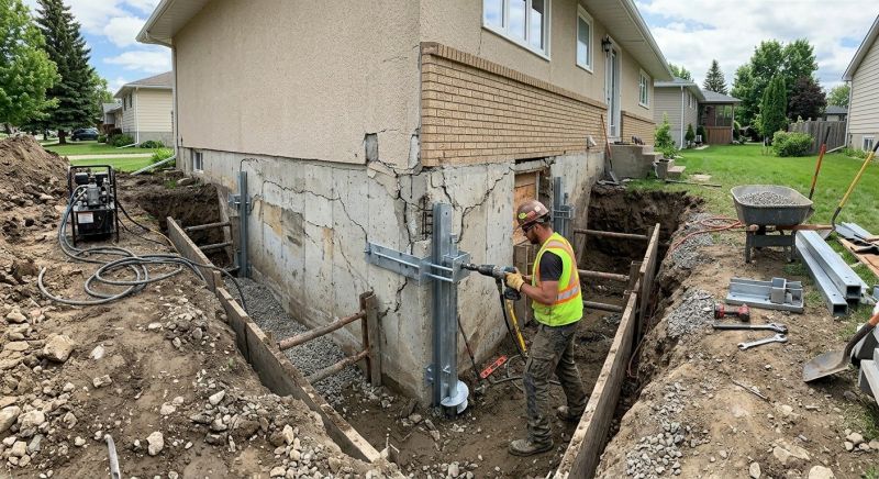 House Foundation Repair in Bristol, CT