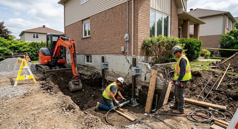 House Foundation Repair in Newtown, CT