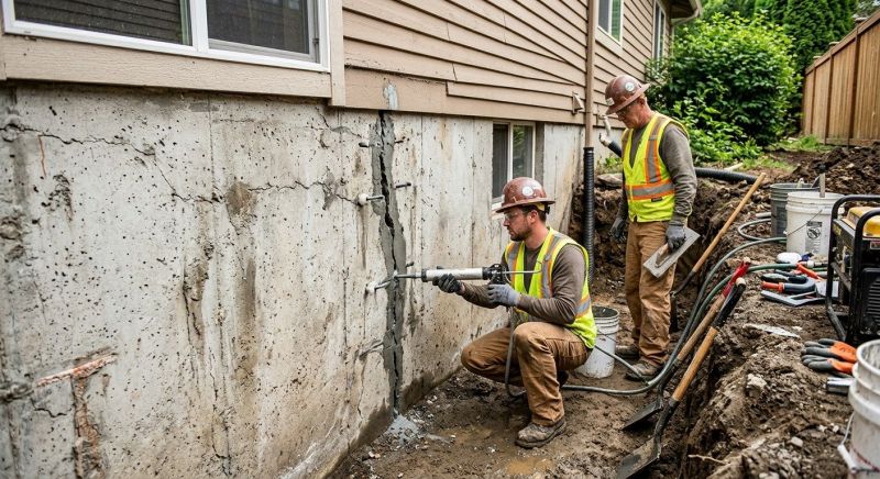 Leaking Foundation Repair in Southbury, CT