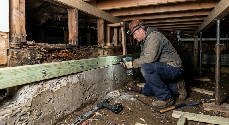 Sinking Foundation Repair in Shelton, CT