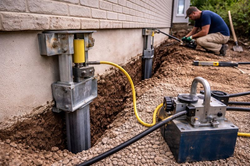 Sinking Foundation Repair in Torrington, CT