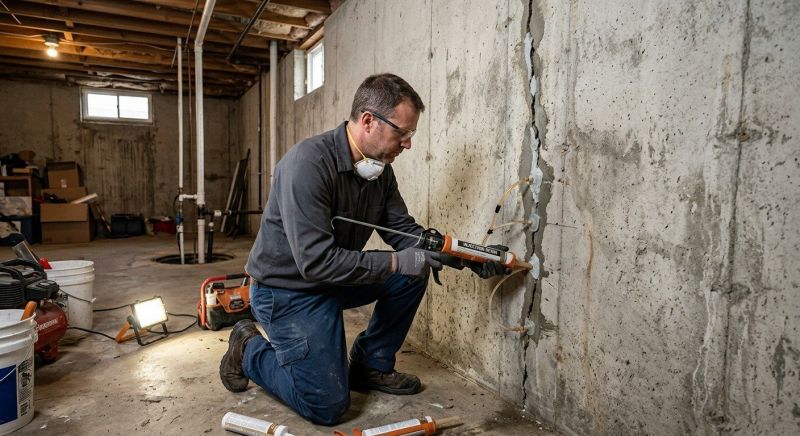 Structural Crack Repair in Southbury, CT