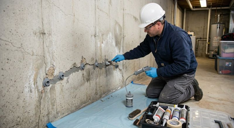 Structural Crack Repair in Southbury, CT