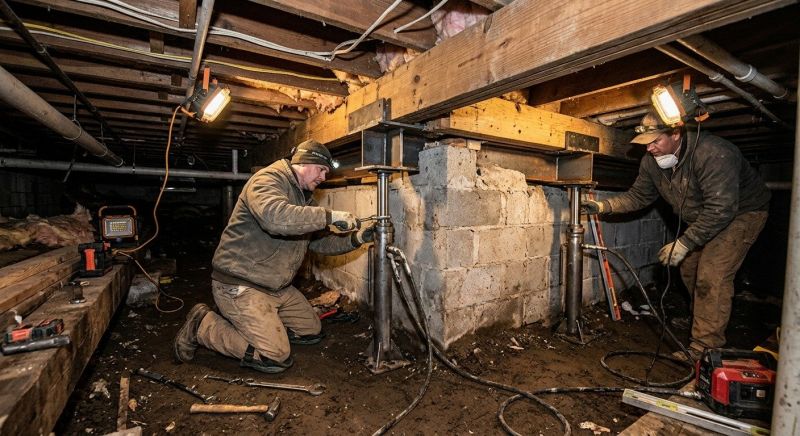 Structural Foundation Repair in Brookfield, CT