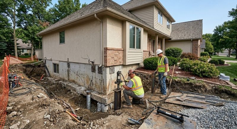 Structural Foundation Repair in Sandy Hook, CT