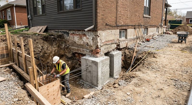 Structural Underpinning in Southbury, CT