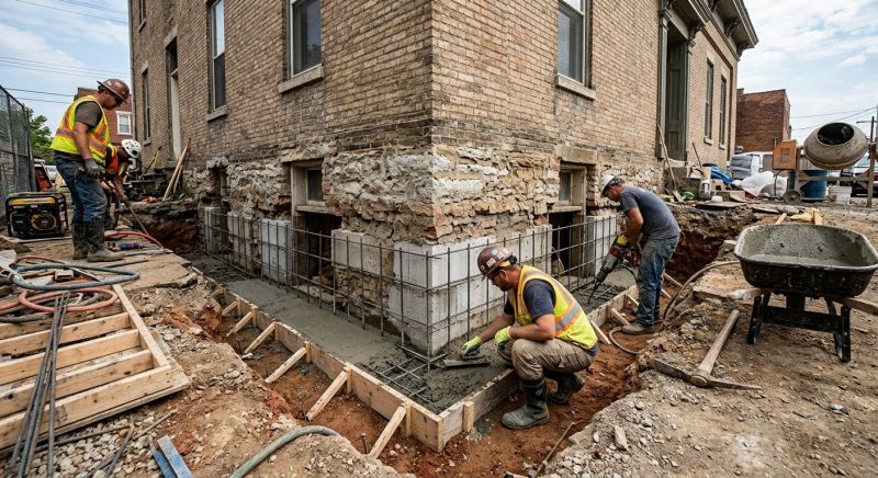 Structural Underpinning in Southbury, CT